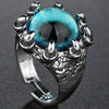 Flying Dragon Rings Punk Vintage Snake Ring Adjustable Hiphop Rock Jewelry Finger for Man Women Gift