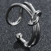 Flying Dragon Rings Punk Vintage Snake Ring Adjustable Hiphop Rock Jewelry Finger for Man Women Gift