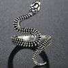 Flying Dragon Rings Punk Vintage Snake Ring Adjustable Hiphop Rock Jewelry Finger for Man Women Gift