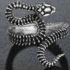 Flying Dragon Rings Punk Vintage Snake Ring Adjustable Hiphop Rock Jewelry Finger for Man Women Gift