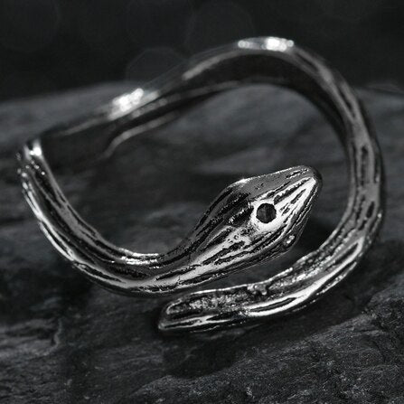 Flying Dragon Rings Punk Vintage Snake Ring Adjustable Hiphop Rock Jewelry Finger for Man Women Gift