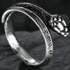 Flying Dragon Rings Punk Vintage Snake Ring Adjustable Hiphop Rock Jewelry Finger for Man Women Gift
