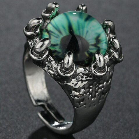 Flying Dragon Rings Punk Vintage Snake Ring Adjustable Hiphop Rock Jewelry Finger for Man Women Gift