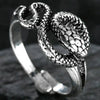 Flying Dragon Rings Punk Vintage Snake Ring Adjustable Hiphop Rock Jewelry Finger for Man Women Gift
