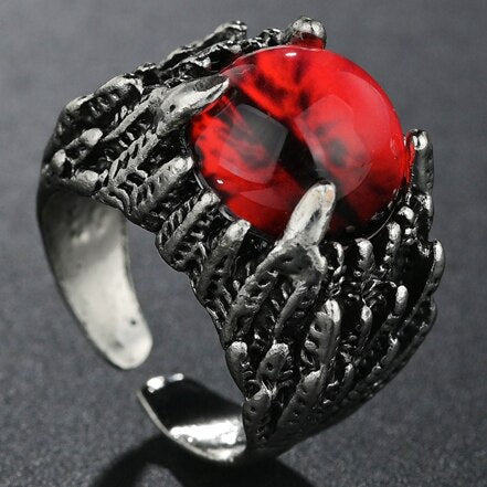 Flying Dragon Rings Punk Vintage Snake Ring Adjustable Hiphop Rock Jewelry Finger for Man Women Gift