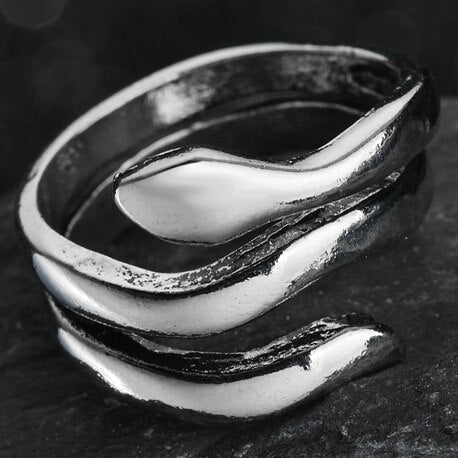 Flying Dragon Rings Punk Vintage Snake Ring Adjustable Hiphop Rock Jewelry Finger for Man Women Gift