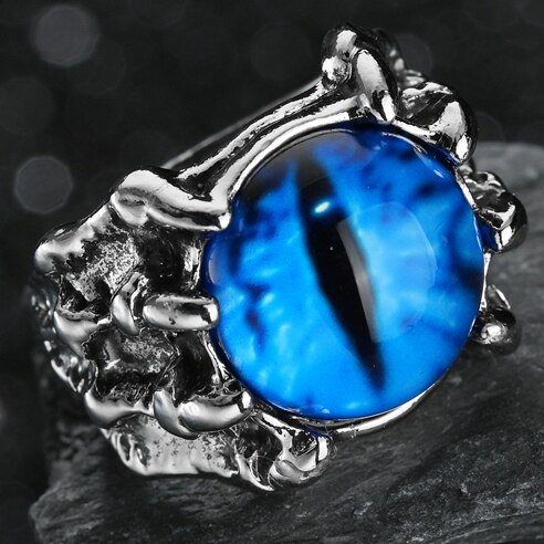 Flying Dragon Rings Punk Vintage Snake Ring Adjustable Hiphop Rock Jewelry Finger for Man Women Gift