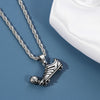 Football Shoes Pendant Necklace Sports Player Brazil Charm Collar Necklace Jewelry Street Boy Football Fans Gift Hip-hop