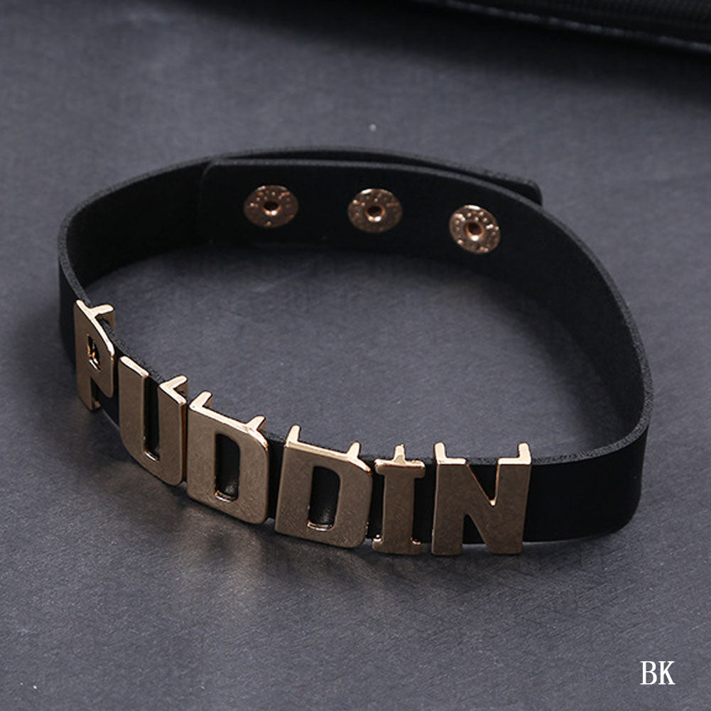 Fashion Freeshipping Cosplay Leather Choker Harley Quinn Puddin Choker Suicide Squad Collar Necklace Pop Culture Hot Bijoux