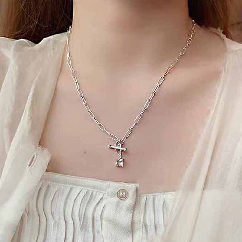 Geometry Zircon Pendants Necklaces For Women 2022  Designer Jewelry Accessories Offers With  GaaBou