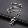 Ghostemane Stainless Steel Charm Two Tone Necklaces For Women Chain Necklaces Jewelry Colgantes Mujer