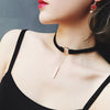Girls Black Velvet Choker Necklaces Women Gothic Punk Chain Pendant Necklace Jewelry Female Party Gift