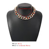 Gold Color Enamel Colorful Aluminum Chain Short Choker Necklace For Women Men Hip Hop Thick Chains Jewelry Gift