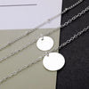 Gold Color Multi Layer Chain Necklace for Women Delicate Sequins Long Pendant Necklaces 2021 Bohemian Jewelry