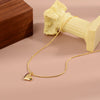 Gold Colour Heart Pendants Necklaces For Women Aesthetic Jewelry Chains  2022 Trend Gift Female GaaBou