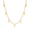 Gold Star Pendant Necklace For Women Sweet Silver Color Star Tassel Choker Necklaces Minimalist 2022 Trend Jewelry