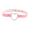 Gothic PU Leather Heart Choker Necklace Chokers Necklaces For Women Punk Statement Jewelry Collier Wedding Bride Jewelry
