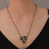 Gothic vinage  ANATOMICAL HEART CHARM NECKLACE Love Heart Jewelry Human Heart Organ Necklace,