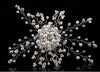 Fashion Hair Comb Wedding Hair Accessories Floral Headdress Romantic Handmade Crystal Wedding Bride Hair Jewelry Accessories