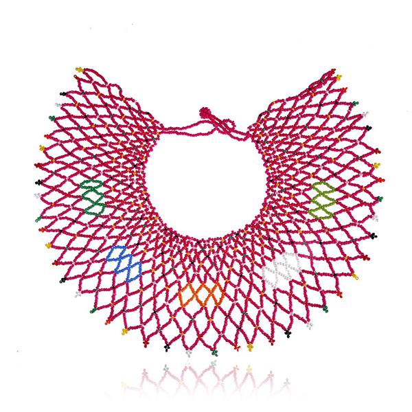 Fashion Handmade Ethnic Choker Necklace Bib Collares Multicolor Beads 7 colors Statement Necklaces Boho Jewelry Women Accessorie