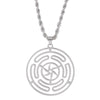 Hekate Wheel Stainless Steel Long Necklace Pendant Strophalos Hecate Magic Symbol Logo Charm Collar Femme Jewelry Gift