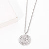 Hekate Wheel Stainless Steel Long Necklace Pendant Strophalos Hecate Magic Symbol Logo Charm Collar Femme Jewelry Gift