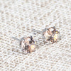 Fashion Hot Selling Personality Simple Design Crystal Stud Earrings Casual Style Holid Gift Jewelry Accessories