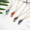 Japanese-Style Necklaces Jewelery Cute Koi Fish Necklace Alloy Drop Pendant Enamel Necklace Chain For Women Girl