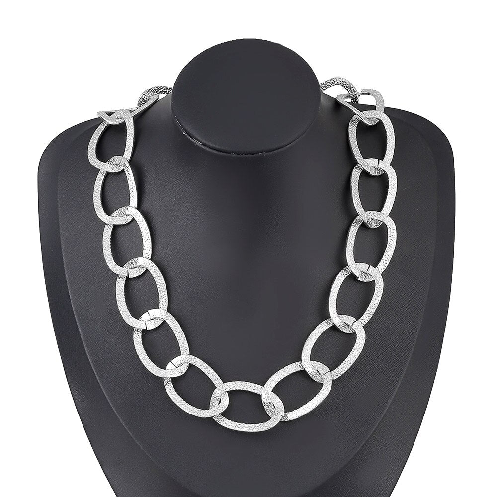 Jewelry Accessories Gold Color CCB Rhinestone Super Flash Chain Women Choker Neck Collar Statement Chunky Necklace Gift