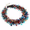 Fashion Jewelry Chain Rhinestone Crystal Choker Statement Bib Necklace