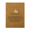 Fashion Jewelry Graceful Swan Necklace Pendant For Women