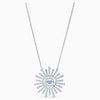 Jewelry High Quality SWA Exquisite Charm Sunshine Sunflower Dance Crystal Lady Pendant Necklace Gothic