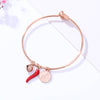 Jewelry Lover Couple Bracelet Stainless Steel Coins Chili Bells Charm For Women Birthday Gift Buckle Bracelets Bangles