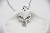 Fashion Jewelry Silver Charm Hot Cakes Super Hero Character Skulls Punisher Pendant Necklace