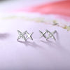 Fashion Jewelry Studded Star Lady Earrings 925 Sterling Silver Ear Pin Earrings for Woman Valentine's Christmas Gift