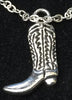 Jewelry Tibetan silver Cowboy boots Charms Statement Choker Necklace Pendant Accessories Fast shipping B443