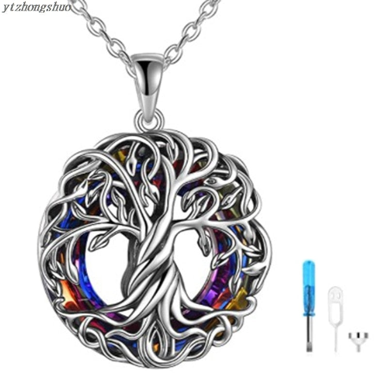 Jewelry Yggdrasil Tree of Life Ash Tree World Tree Viking Scandinavian Jewelry Pendant fashioned Bronze Necklace