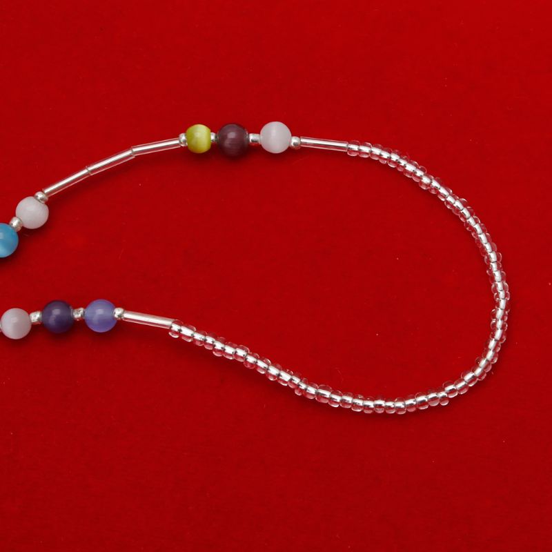 Keys Colorful Beaded Lanyards Necklaces ID Lanyard Badge Chain Jewelry U2JF