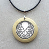 Fashion Kraken Cthulhu Pendant & Necklace Cabochon Vintage Long Sliver Chain Statement Necklace Fine Jewelry