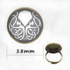 Fashion Kraken Cthulhu Pendant & Necklace Cabochon Vintage Long Sliver Chain Statement Necklace Fine Jewelry