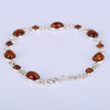 Fashion Ladies Accessories, natural wax, bracelet, 925 silver inlaid wax factory direct package mail