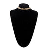 Layering Cloth Leopard Stripe Print Choker Necklace for Women Girls Punk Chocker Collar Jewelry