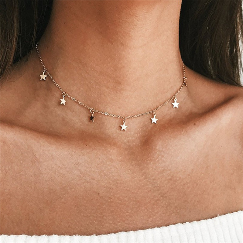 Fashion-Long-Necklaces-2020-Summer-New-Bohemia-Style-Gold-Silver-Color-Star-Moon-Necklace-Women-Boho
