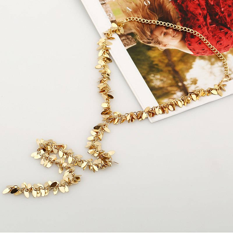 Fashion Long Tassel Chocker Necklace Gold Silver Vintage Choker Collar Maxi Statement Fine Jewelry for Women