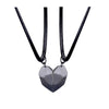 Love Heart Necklace Couple Jewelry Matching Friendship Long Chain Necklace