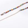 Love Rice Bead Bohemia Handmade  Necklace Letter Lucky Love Angel Choker Clavicular Chain Colorful Female Beach Jewelry