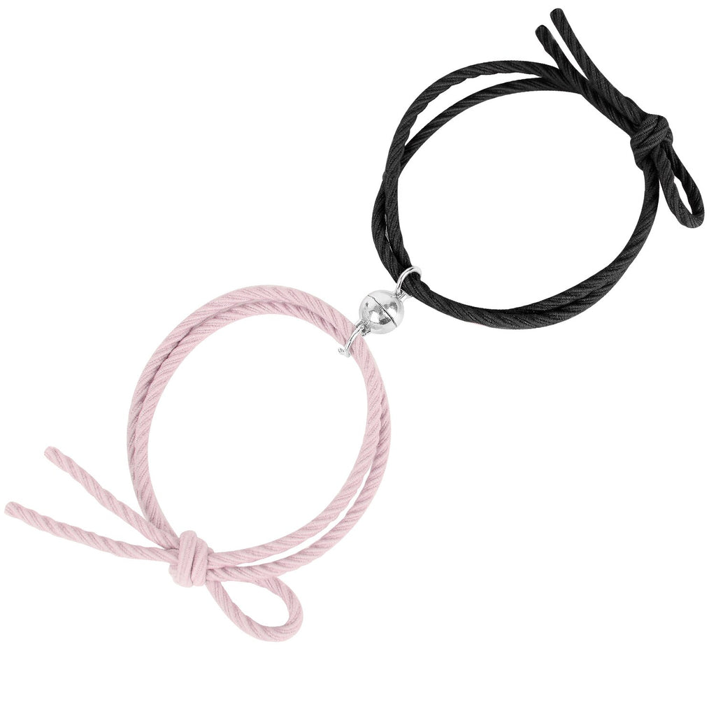 Magnet Paired Bracelet For Lovers Distance Couple Braslet For Women Men Braided String Brazalete Minimalist Jewelry Gift