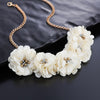 Maxi Necklaces Gold Box Chain Women Necklace Statement Necklaces & Pendants Flower Necklace For Women Summer Jewelry