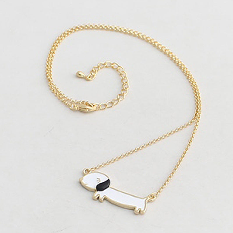 Wholesale 2020 Staffordshire Bull Terrier Necklace Gold Color Silver Color Dog Jewellery Pendant Necklace Women Steampunk