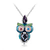 Fashion Metal Colorful Style Women Pendant Necklaces Owl Link Chain Sweater Chain Dress Accessory Jewelry A504